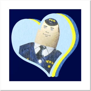 We Love Otto Pilot on this Airplane! Posters and Art